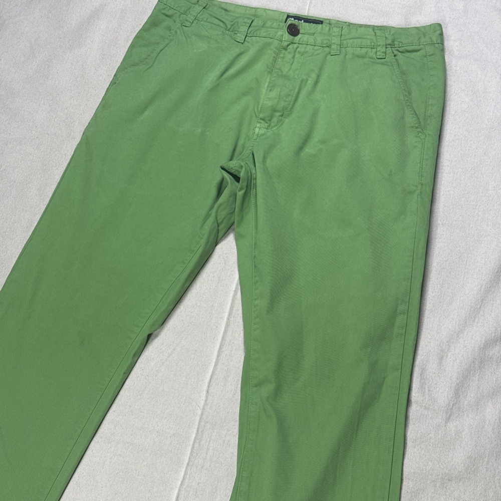 Barbour Five Pockets Pants Green Cotton Size 34x30